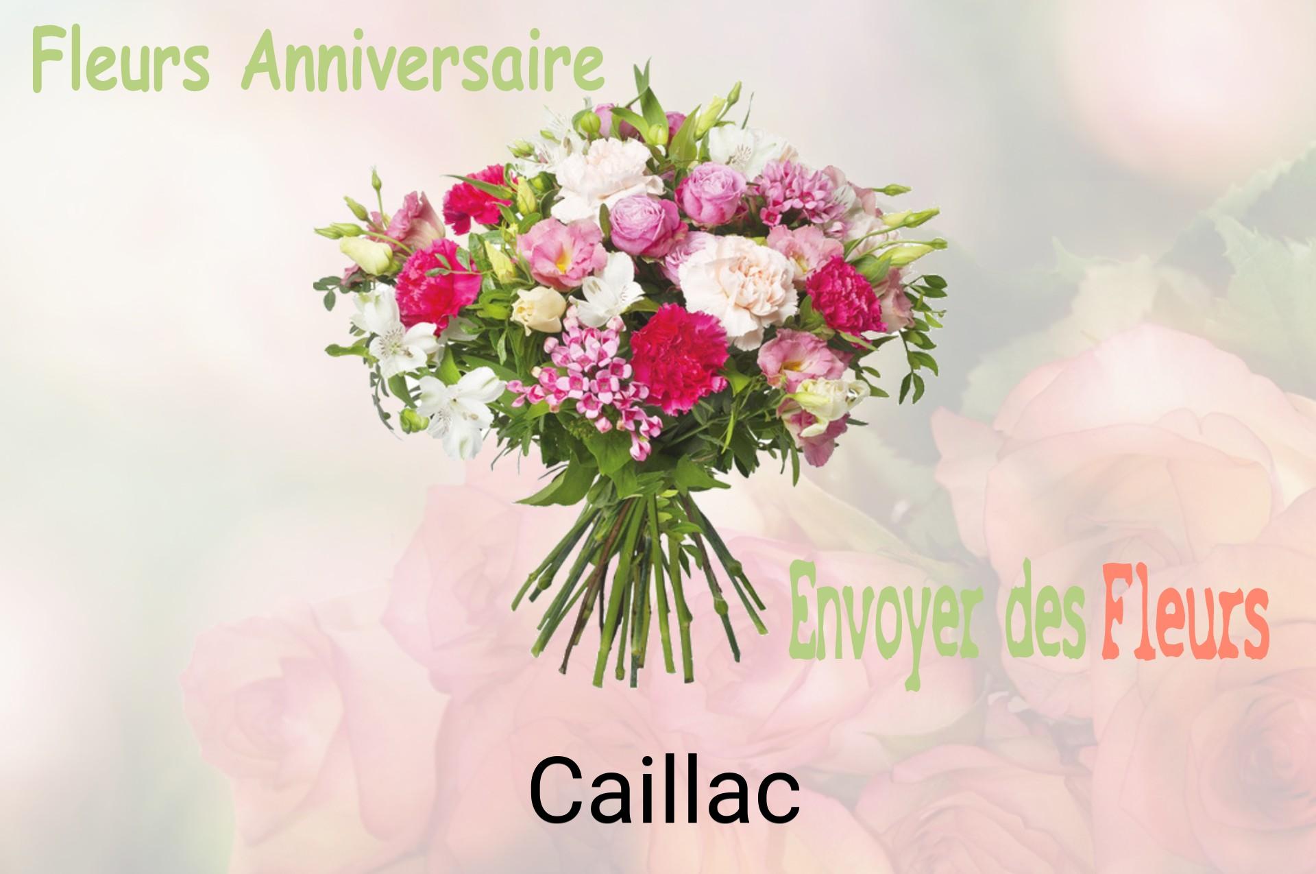 Bouquet de fleurs d’anniversaire livré à Caillac