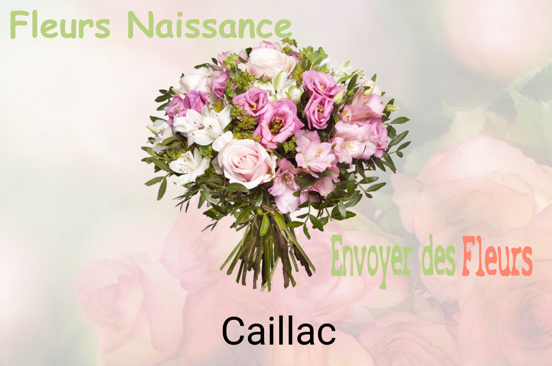 Bouquet de fleurs de naissance livré à Caillac
